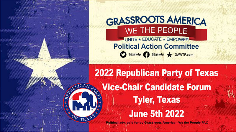 Candidate Forum & Interviews Videos | 2022 TX GOP Vice-Chair Race
