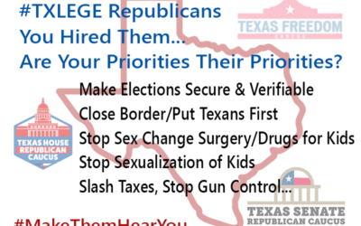 TX Freedom Caucus Releases Priorities