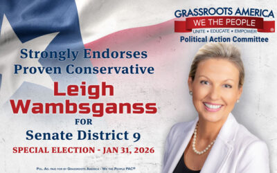 We strongly endorse Leigh Wambsganss – Proven conservative for Senate District 9