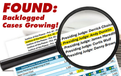 FOUND: Smith County Justice of the Peace Prec. 2 Backlogged Cases Growing!